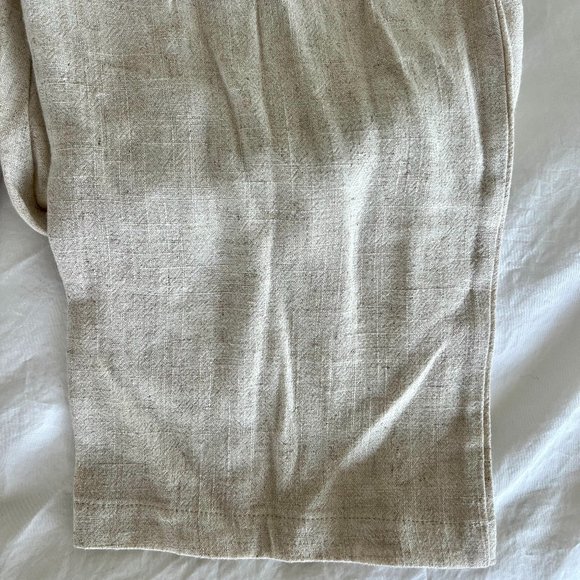 Miou Muse Oatmeal Button Down Jumpsuit - Picture 10 of 11